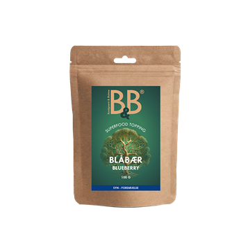 Blåbær - Superfood topping 100 g.